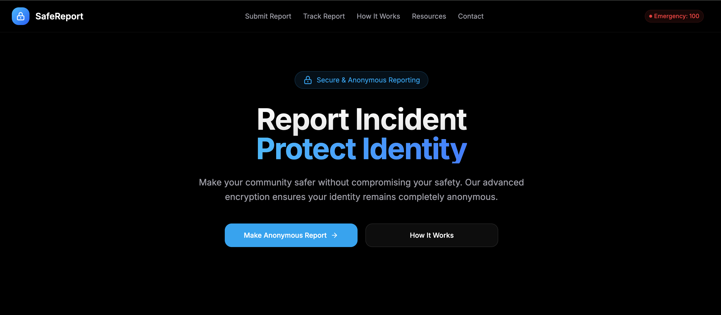 Safe Report - Incident Reporting Platform